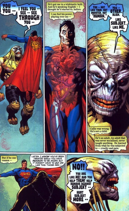 Figura 1: Órgãos internos do Super Homem (Superman 656).